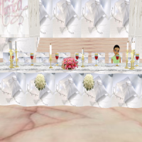 table blanche 8P